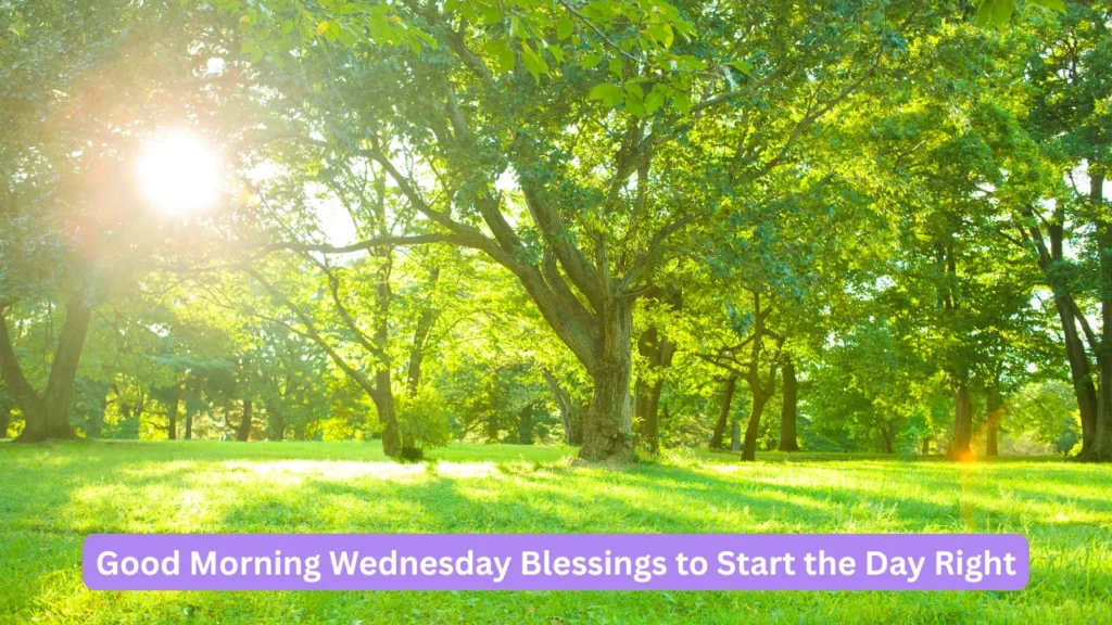 Good Morning Wednesday Blessings to Start the Day Right