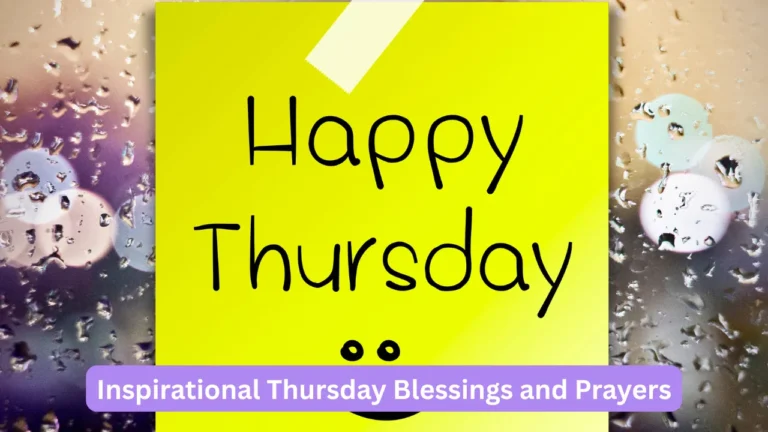 Inspirational Thursday Blessings and Prayers