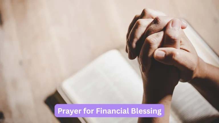 Prayer for Financial Blessing