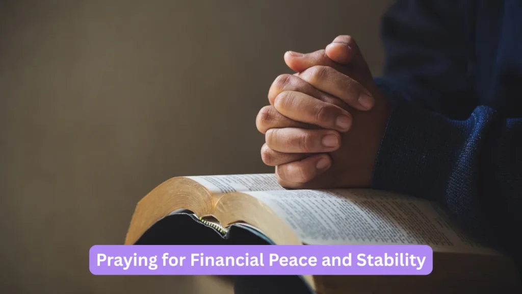 Praying for Financial Peace and Stability