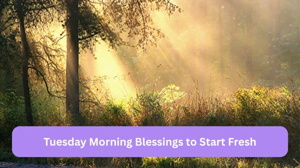 Tuesday Morning Blessings to Start Fresh