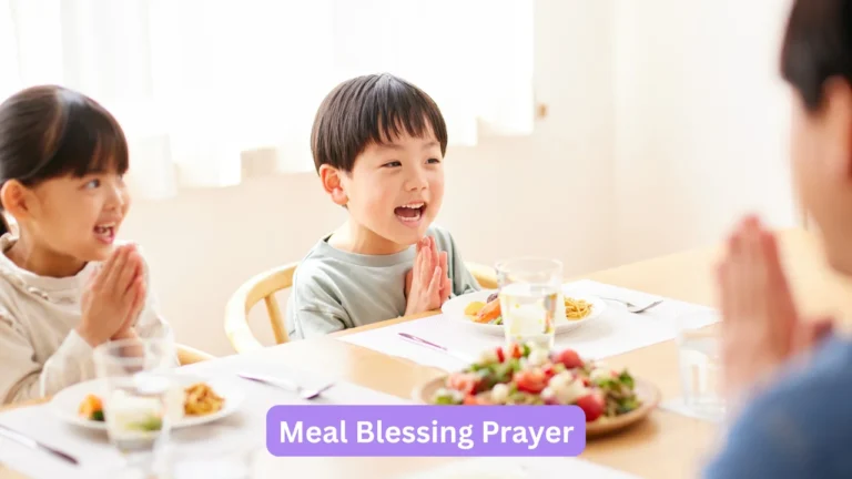 Meal Blessing Prayer