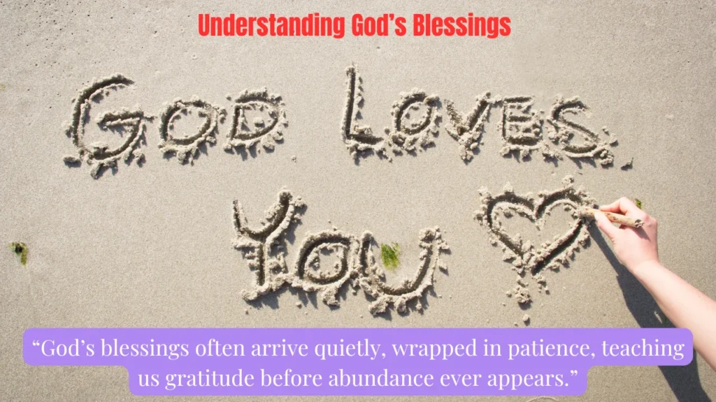 Understanding God’s Blessings