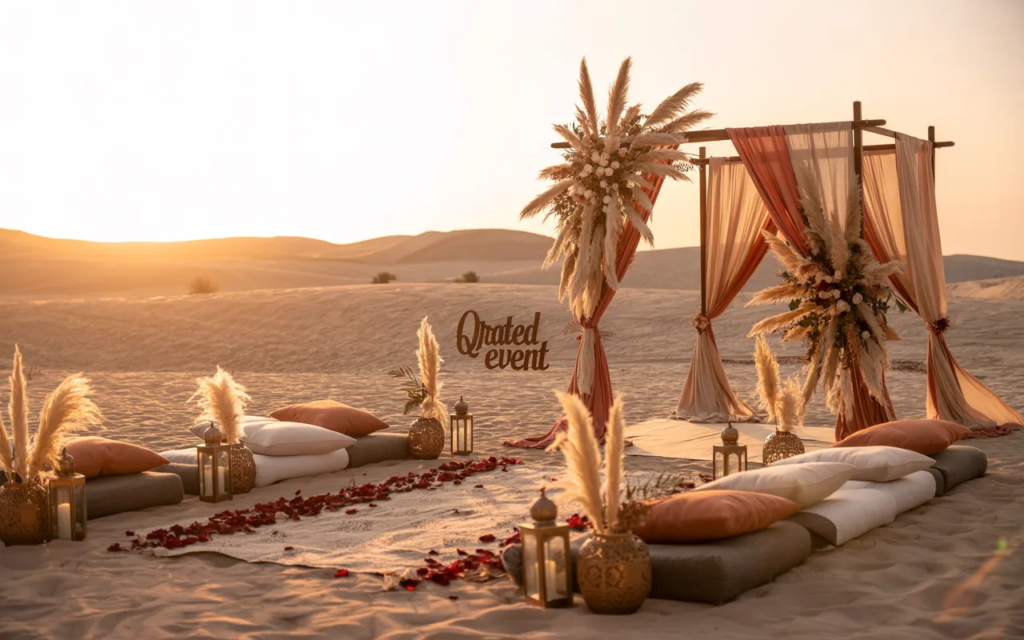 Designing a Luxury Desert Wedding Dubai