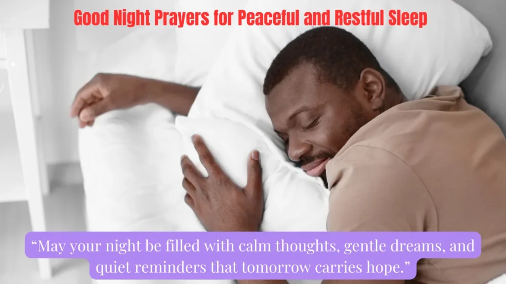 Good Night Prayers for Peaceful and Restful Sleep