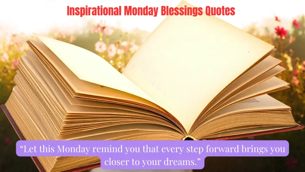 Inspirational Monday Blessings Quotes