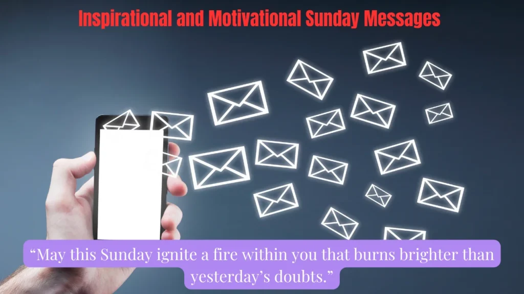 Inspirational and Motivational Sunday Messages