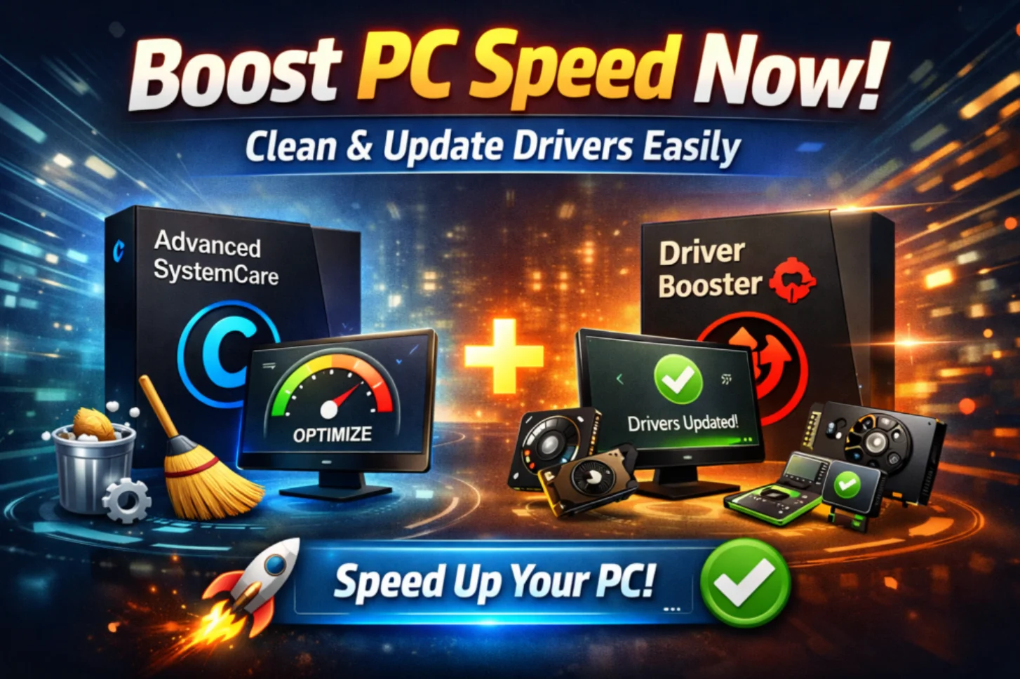 Boost PC Speed Now Clean and Update Drivers Easily