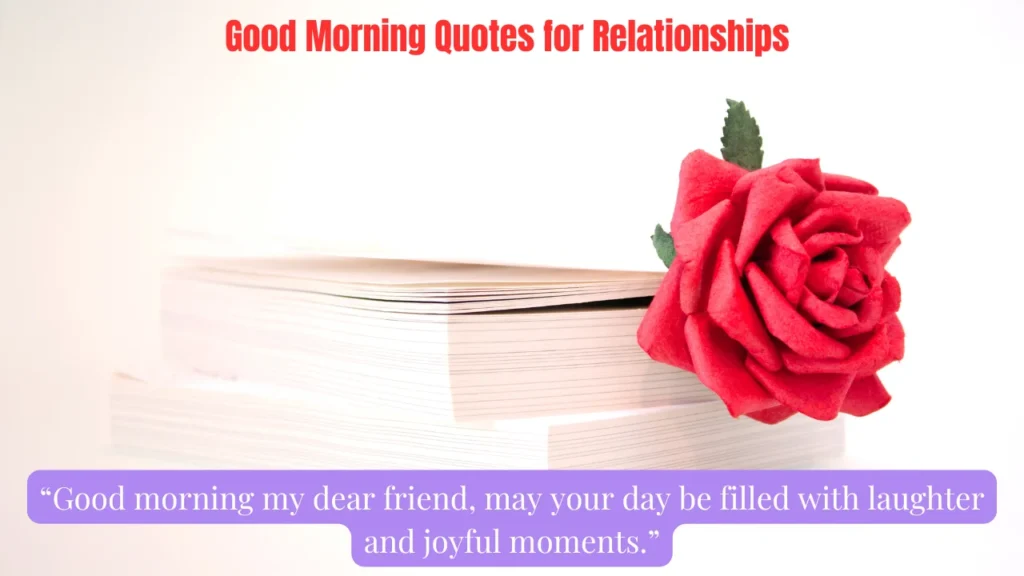 Good Morning Quotes for Relationships