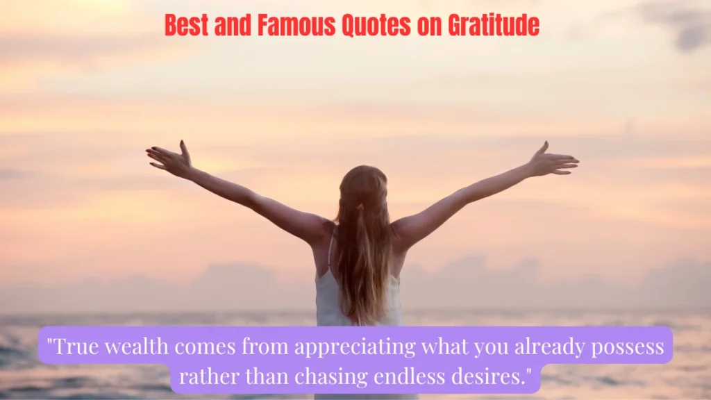 Best and Famous Quotes on Gratitude