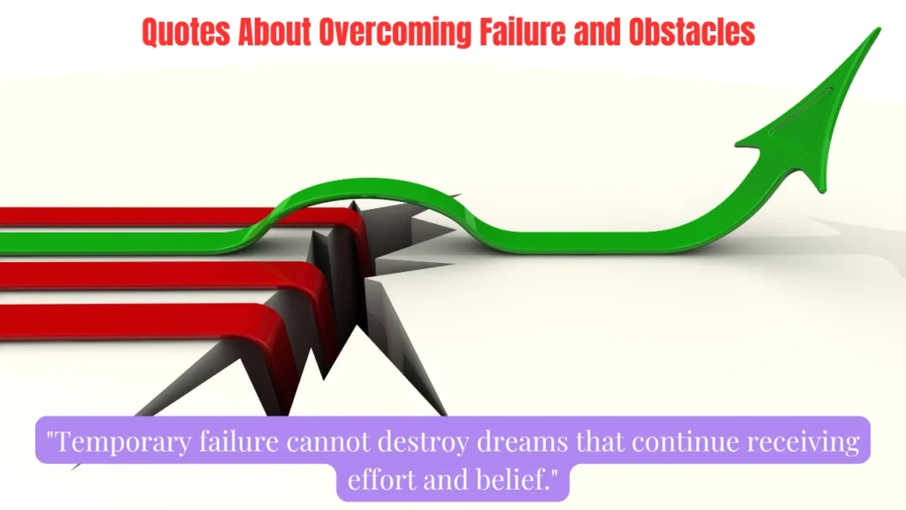 Quotes About Overcoming Failure and Obstacles