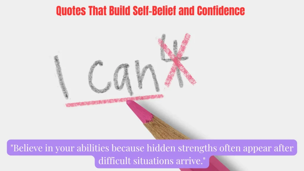 Quotes That Build Self-Belief and Confidence