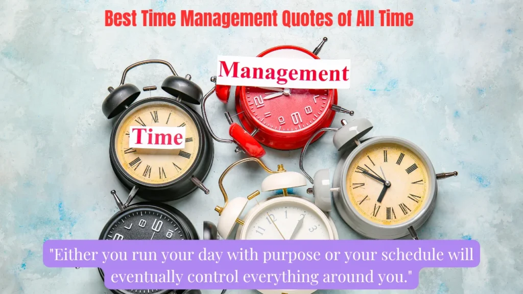 Best Time Management Quotes of All Time