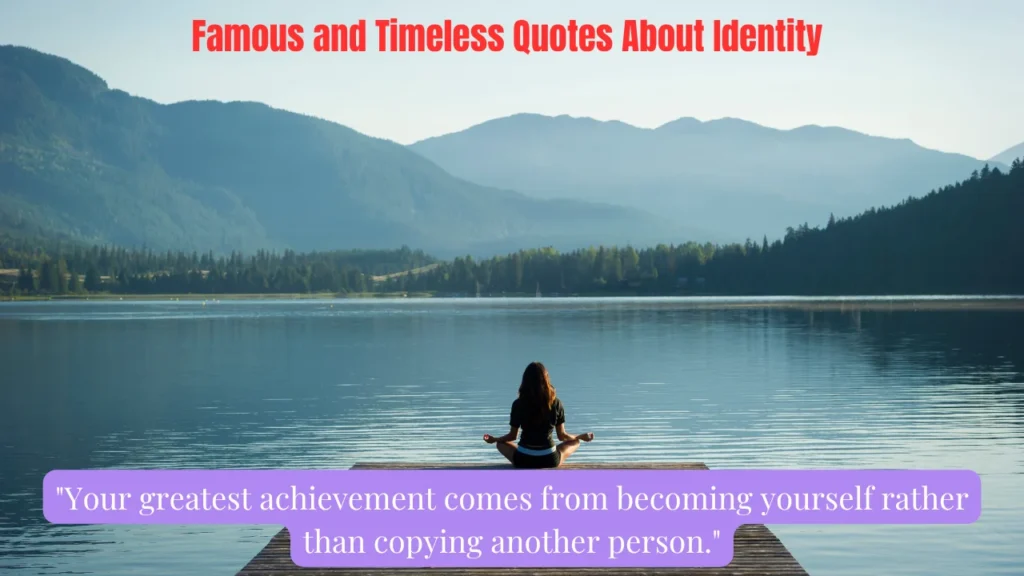 Famous and Timeless Quotes About Identity