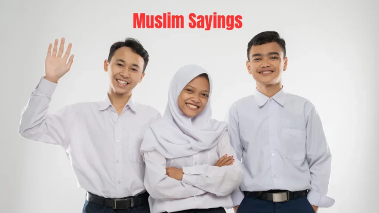 Muslim Sayings