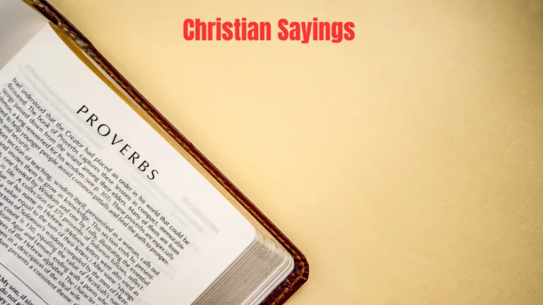 Christian Sayings