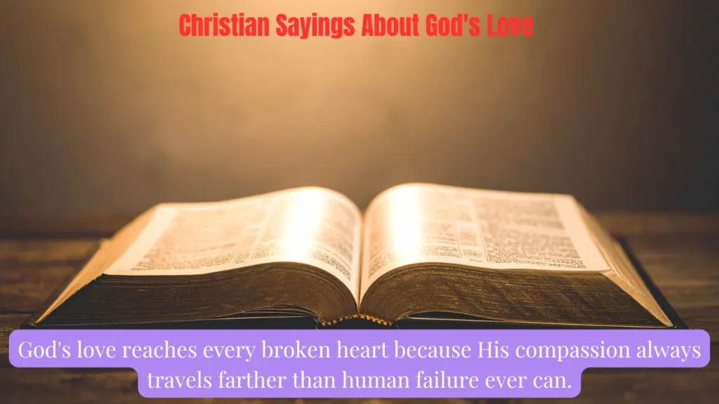 Christian Sayings About God's Love