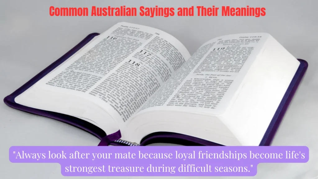 Common Australian Sayings and Their Meanings