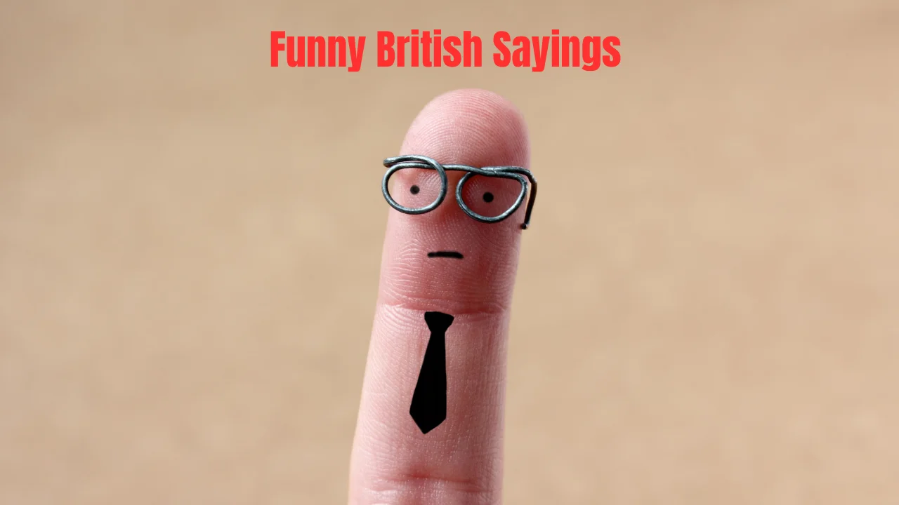 Funny British Sayings