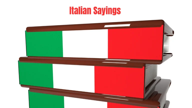 Italian Sayings