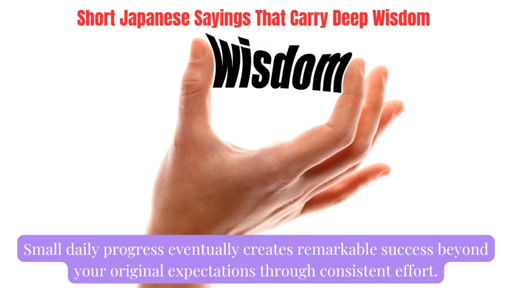 Short Japanese Sayings That Carry Deep Wisdom