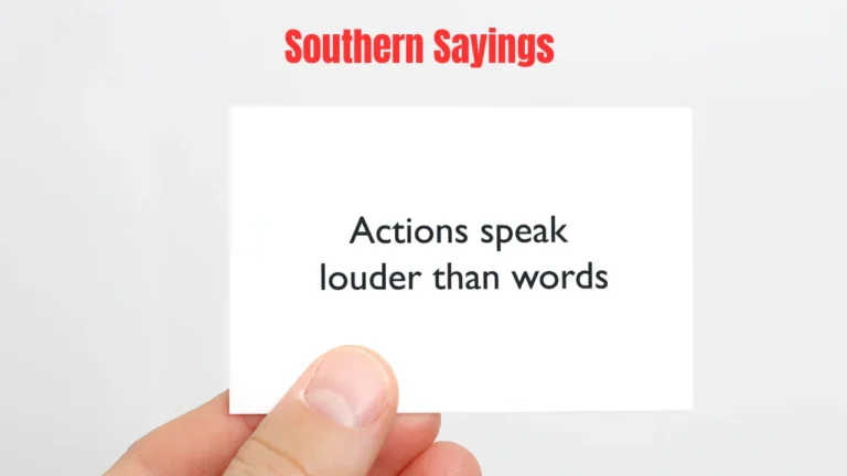 Southern Sayings