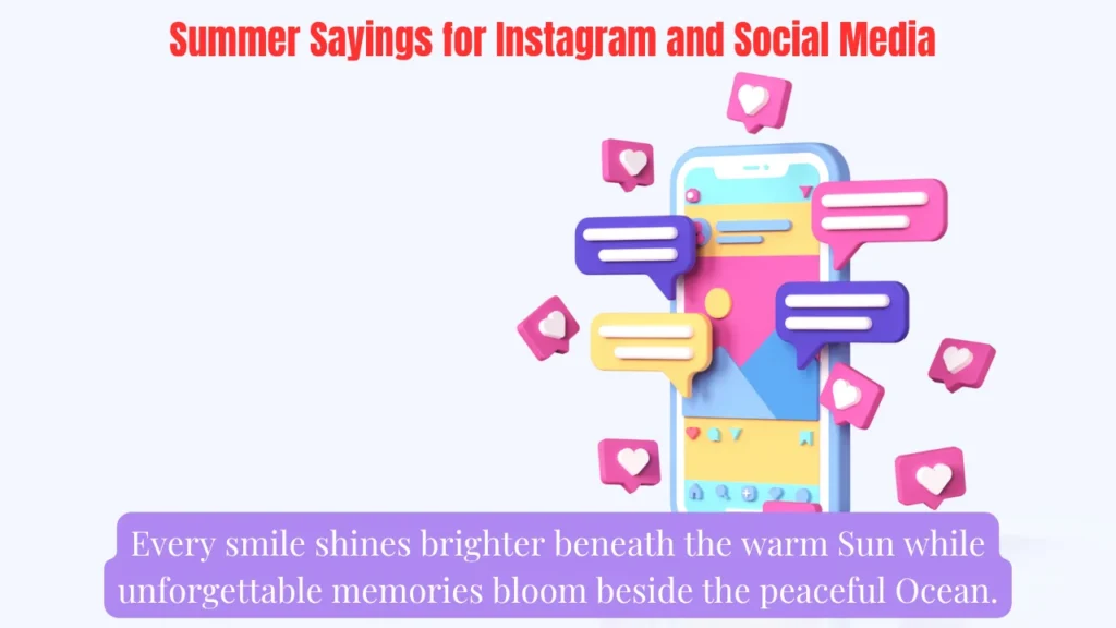 Summer Sayings for Instagram and Social Media