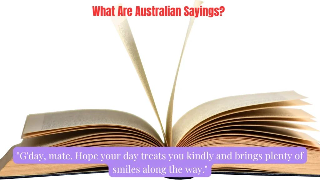 What Are Australian Sayings?