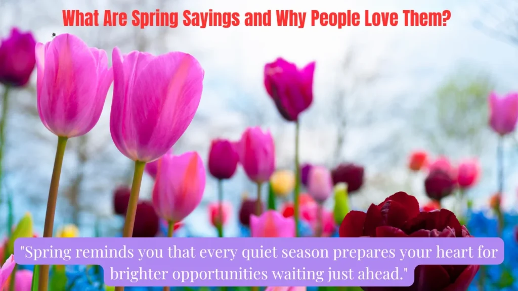 What Are Spring Sayings and Why People Love Them?