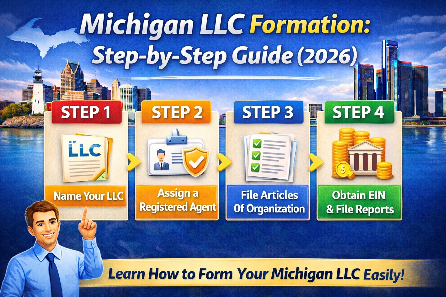 Michigan LLC Formation Step by Step Guide 2026 1